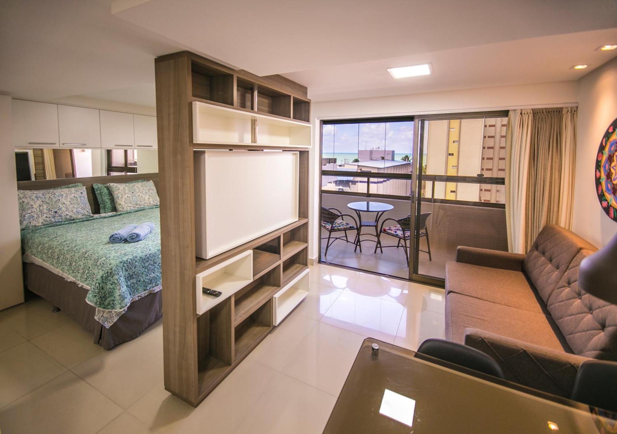 אפרטהוטל João Pessoa Goldflat Cabo Branco By Penareiaturbr חדר תמונה