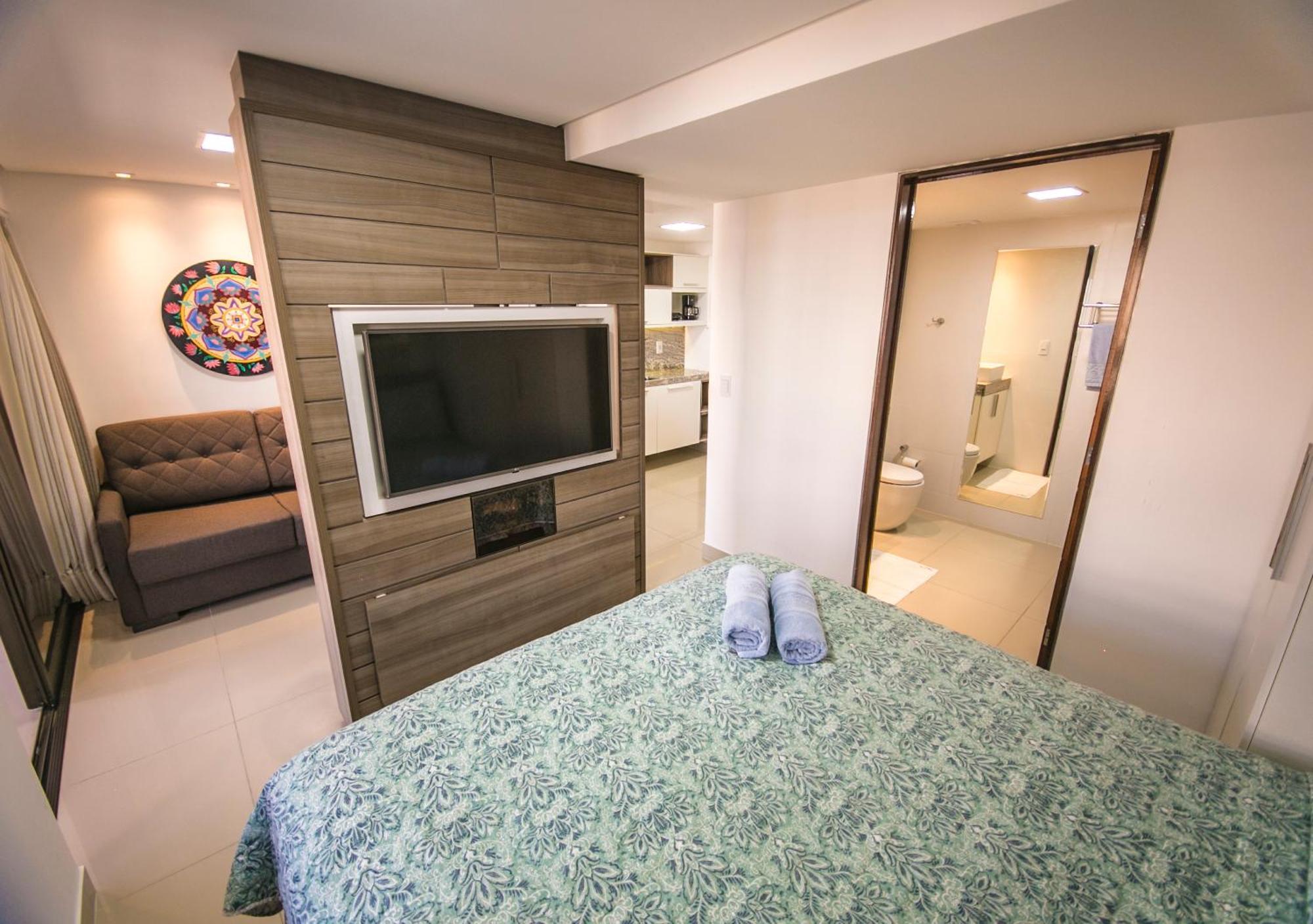 אפרטהוטל João Pessoa Goldflat Cabo Branco By Penareiaturbr חדר תמונה